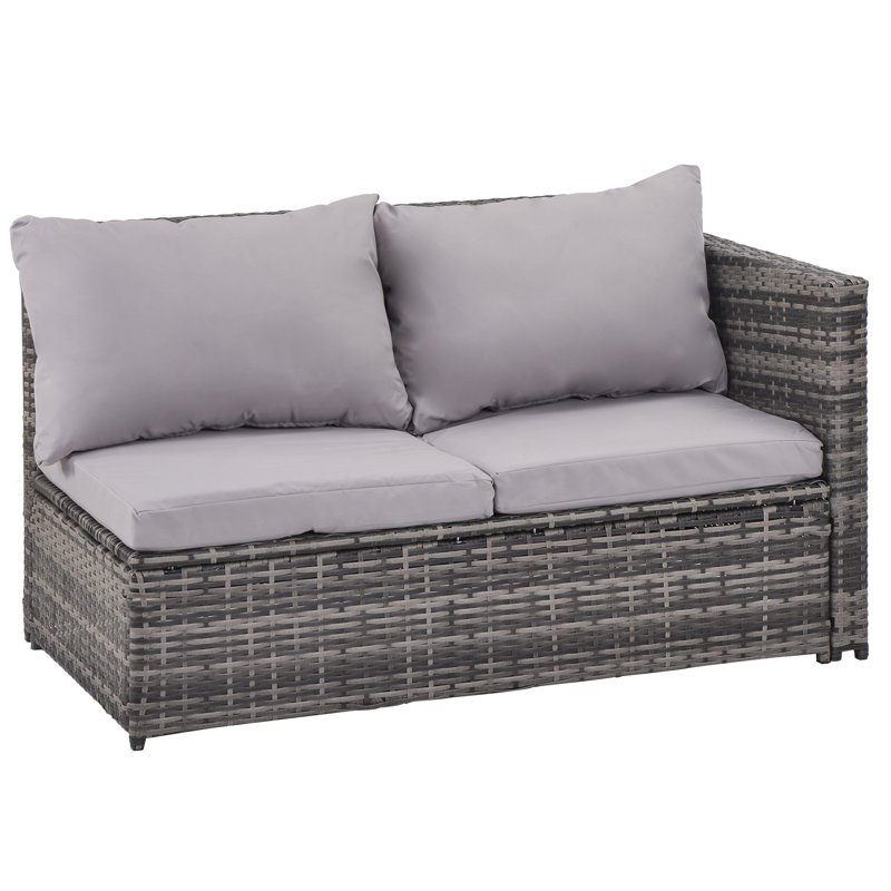 Abbygaile 8 Seater Rattan Corner Sofa Set