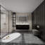 Ensemble de meuble-lavabo double mural Romer-734942759