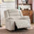 26'' Seat Wide Smooth Velvet Swivel Power Recliner Zero Gravity Reclining with USB Port-306667887