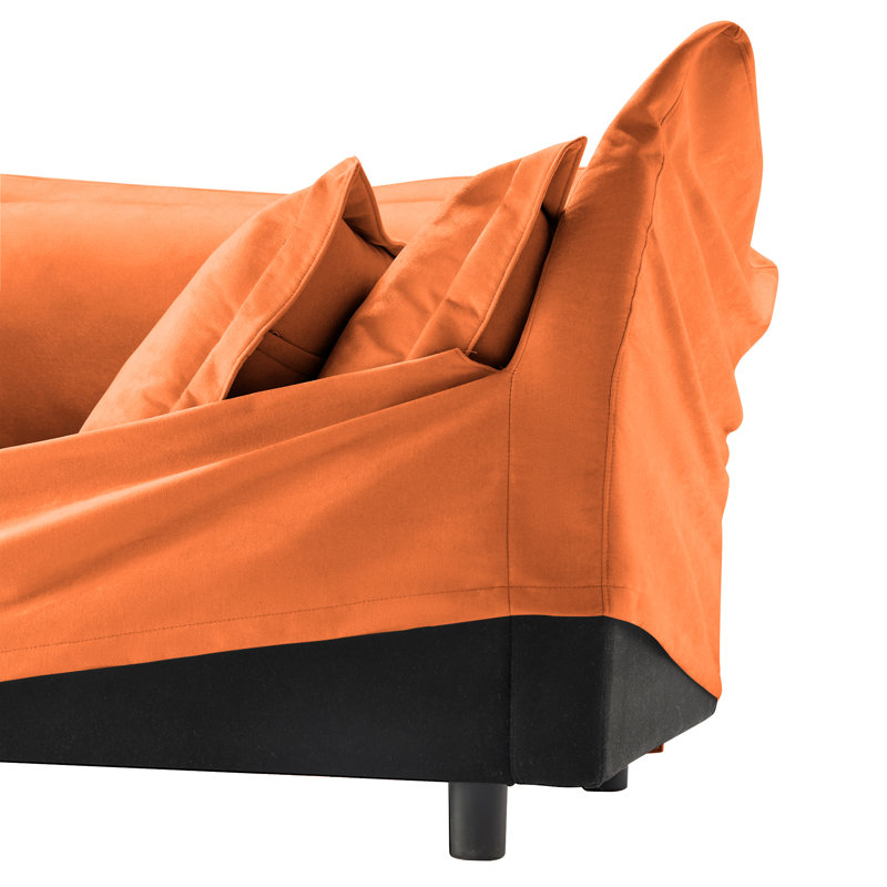 Koala Armless Sofa - Orange