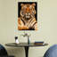 Majestic Tiger Portrait Contemporary Cat Tiger Wall Art Print 1 Piece Wrapped Canvas Wall Art-23706554