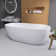 65'' x 29'' Freestanding Soaking Acrylic Bathtub