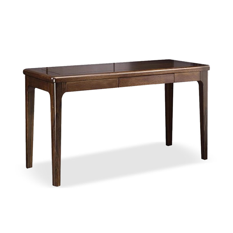 Bureau moderne en noyer noir minimaliste, 30.71" H x 39.37" W x 23.62" D