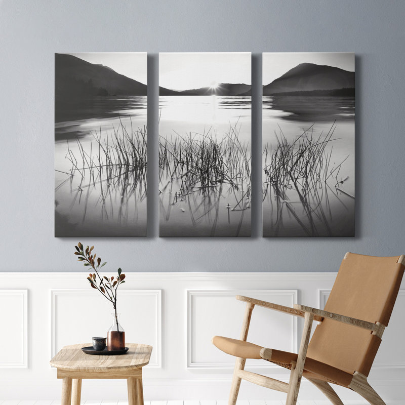 Whisper Lake - Photographie sur toile tendue 3 pièces, H 48 po x l 96 po x P 1 po