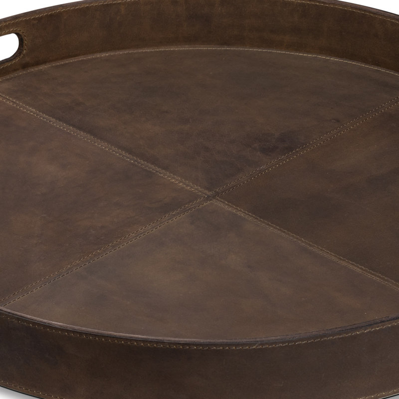 Derby Decorative Tray, Brown
