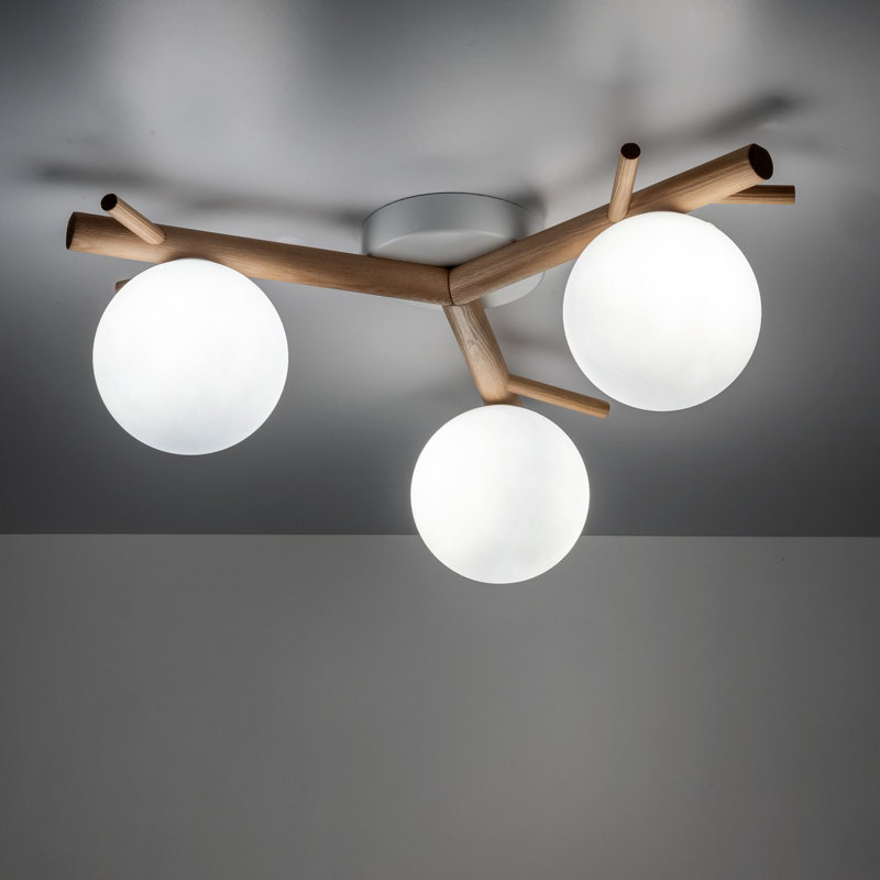 Briana Glass Flush Mount