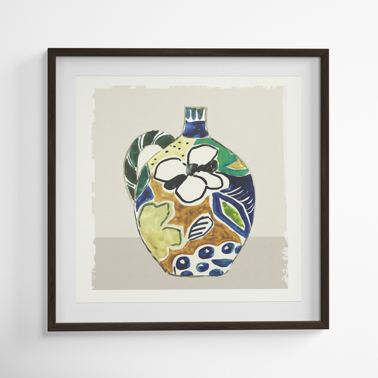 Picasso Vase by Aimee Wilson, Walnut, 23.5" H x 23.5" W x 0.75" D