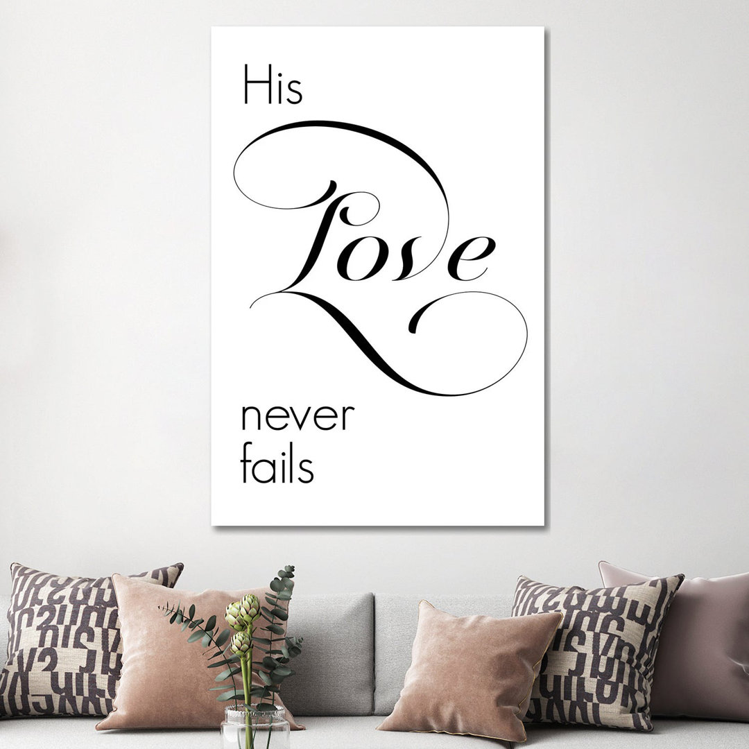 His Love Never Fails