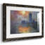 Les maisons du Parlement, coucher de soleil par Monet, reproduction d'art sur papier-772304793-772304795