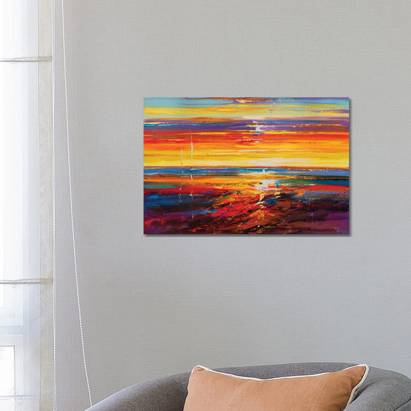 Abstract Seascape X by Andrej Ostapchuk - Wrapped Canvas Art Prints, 66.04 cm H x 45.72 cm W x 1.91 cm D