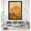 Champ de fleurs sur toile par Arty