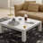 Simple design sense solid wood coffee table