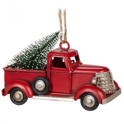 Truck & Tree Ornament
