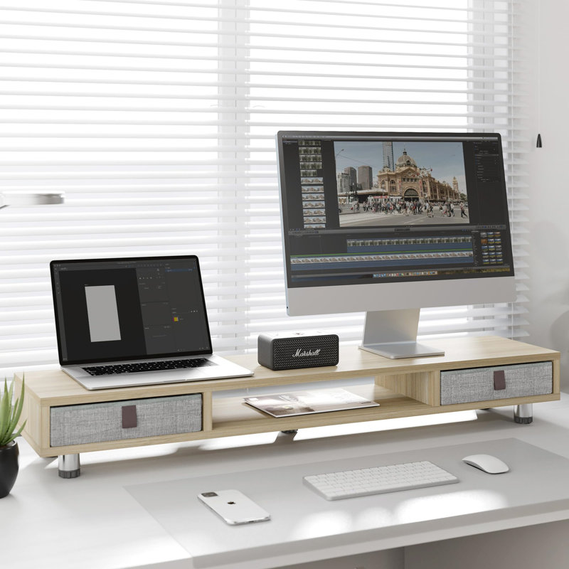 Manufactured Wood Monitor Stand