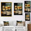 Vesper Vibrance Twilight Cocktail - Art mural cocktails-934463132