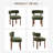Upholstered Solid Wood Dining Chair Side Chair-628976549