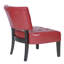Fauteuil d'appoint capitonné en cuir avec sièges surdimensionnés Roundhill Furniture-1199226696
