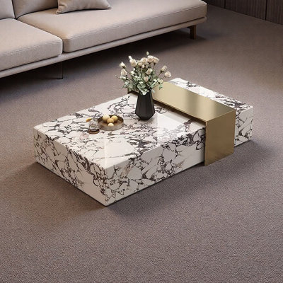 Elegance Home Living Room Slate Coffee Table