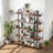 Nuttall Vintage Industrial Etagere Bookcase for Living Room, Office, Kitchen-1779530079