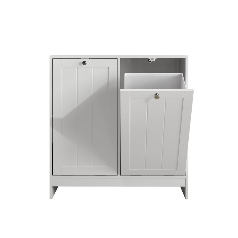 Tilt-Out Laundry Baskets With Removable Liner Bag