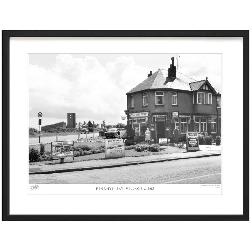 Penrhyn Bay, Village C1965 by Francis Frith - Single Picture Frame Print, 60cm H x 80cm W x 2.3cm D