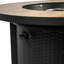 Round Steel Propane Smokeless Fire Pit