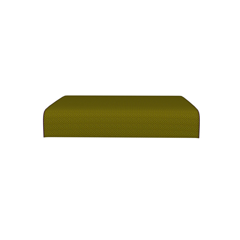 Coussin de repose-pieds pour patio intérieur / extérieur Sunbrella®, Vert/mauve
