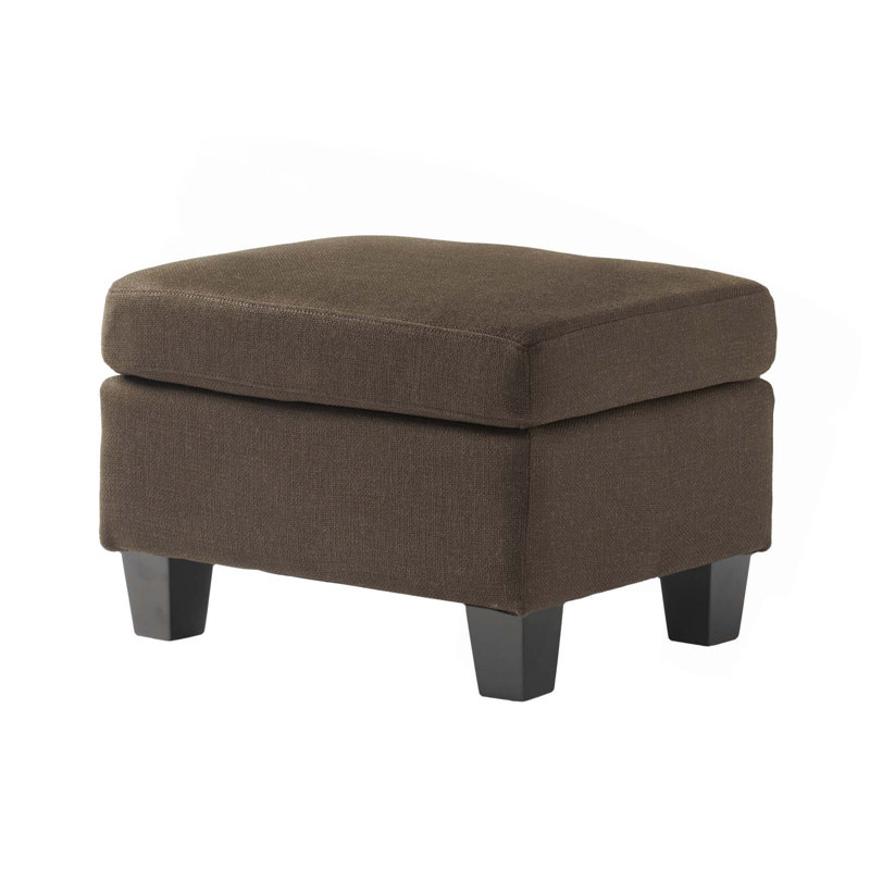 Pouf Ottoman,footstool, Chocolate
