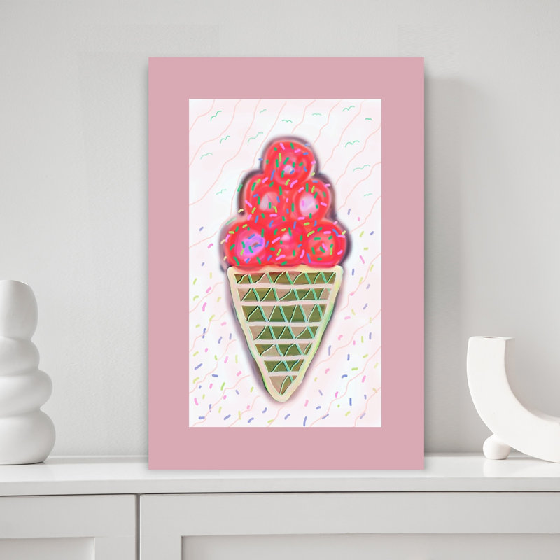 Impression d'art mural coloré et coloré, 18" H x 12" W
