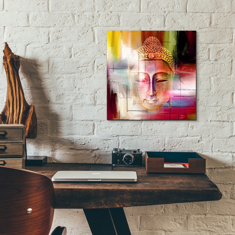 «Buddha Face 4» par Mark Ashkenazi, H 12 po x l 12 po x P 0,13 po