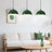 3 - Light 11.81'' Dome Pendant for Kitchen Island Modern Pendant Lighting Fixtures -117535112