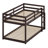 Low-Profile Bunk Bed Featuring a Ladder and Strengthened Upper and Bottom Slats-1322724004