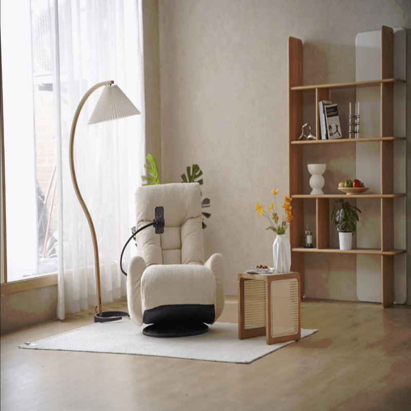 Adjustable Head And Waist, Game Chair, Lounge Chair In The Living Room, 360 Degree Rotatable Sofa Chair,Rotatable Seat Leisure Chair Deck Chair