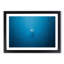 Lone Dolphin in Abstract - Picture Frame Graphic Art Print-55761187-55761188