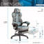 Fauteuil de direction entièrement inclinable avec repose-pieds Gaming