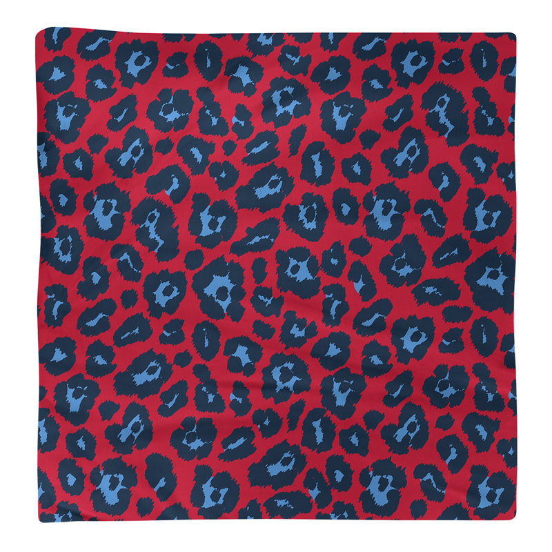Serviette de table en coton Tennessee, Rouge/bleu, 22 po x 22 po
