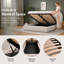 Upholstered Ottoman Bed, Modern Ottoman Storage Bed with Gas Lift Storage, No Box Spring Required, Simple Assembly-1437210924-1516394109