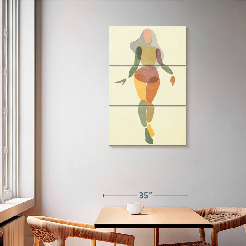 Fleurs de peinture Leisha, H 57 po x l 36 po
