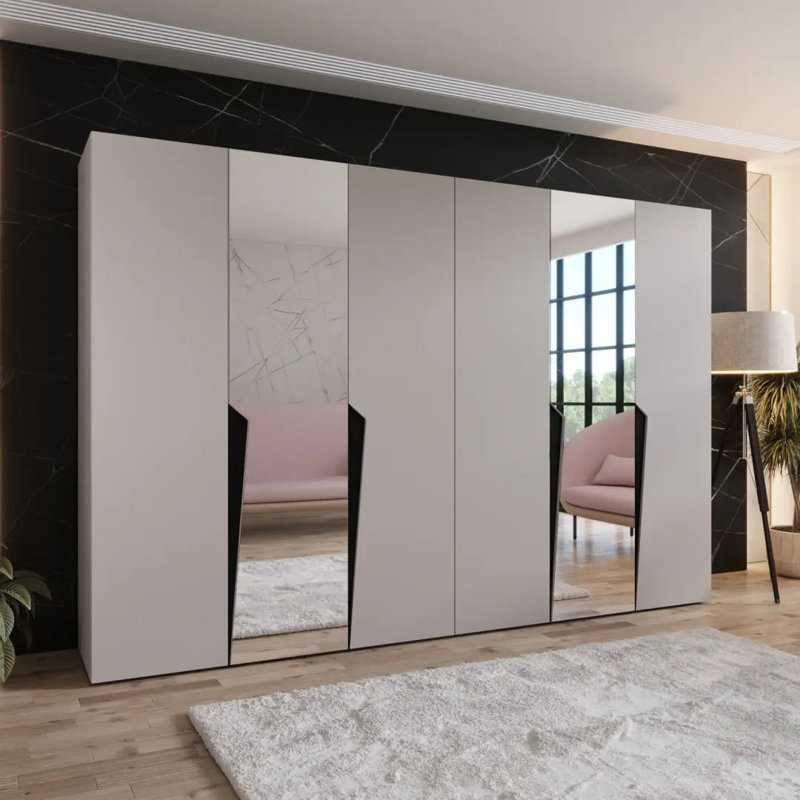 Manufactured Wood Wardrobe, Cashmere