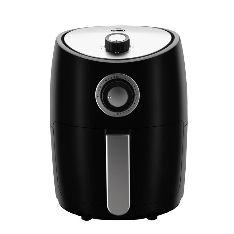 Emerald 26-Quart Dual Zone Feature Stainless Steel Air Fryer in