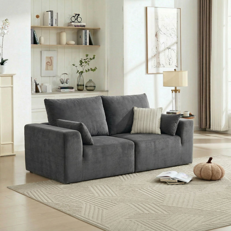 Two Coners, Chenille Dark Gray