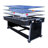 RACK Triad 7-Foot 3-in-1 Multi Game Swivel Billiard/Pool Table(Black)