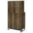 Harlie Rustic Oak 2-Doors Wine Cabinet