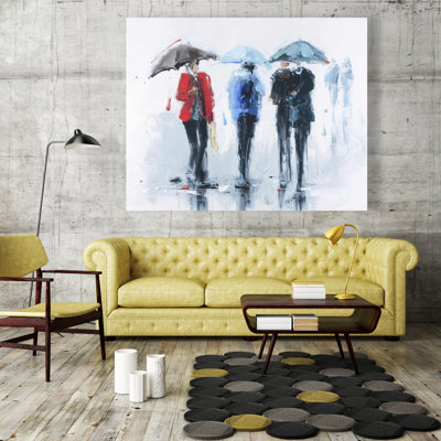 Spring Shower - Contemporary Canvas for Home Decor
