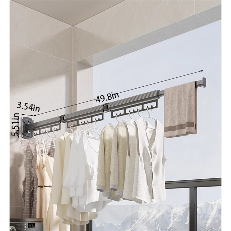 Invisible Folding Clothes Rack