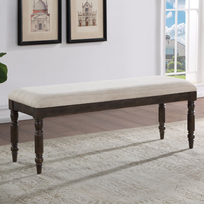 Mendham Polyester Upholstered Bench