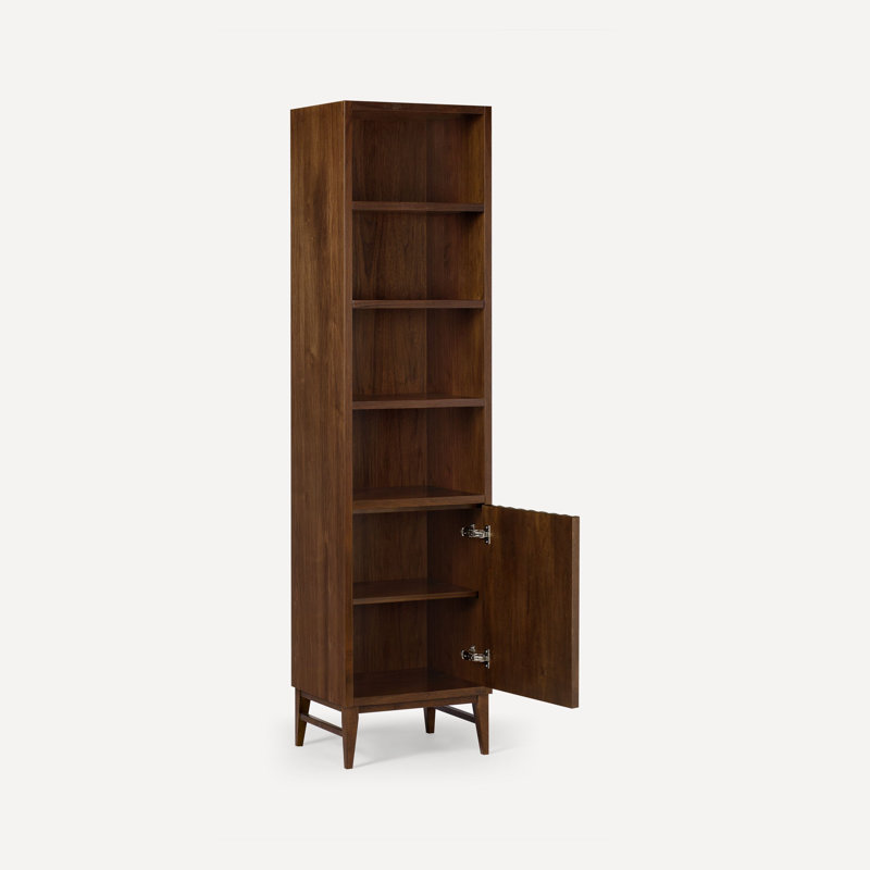 Sinca Freestanding Linen Cabinet, Walnut