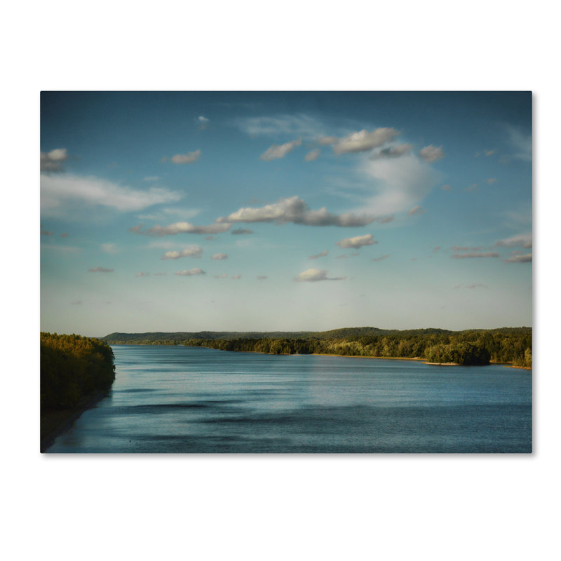 «Tennessee River» de Vidur, impression sur toile tendue, H 14 po x l 19 po