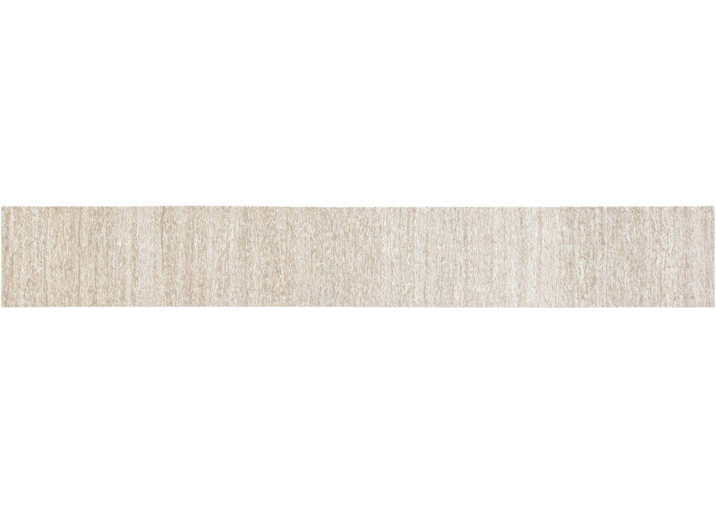 Modern One-of-a-Kind Runner 1'10" X 12' Hand Knotted Area Rug