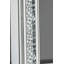 Miroir d'appoint en miroir et faux cristaux